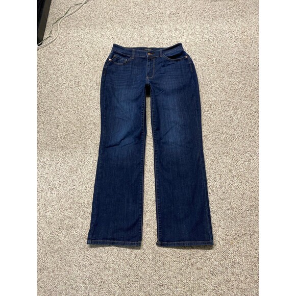 Judy blue High-Rise Straight Fit Size 14W Dark Wash Style JB82627 - Picture 3 of 9